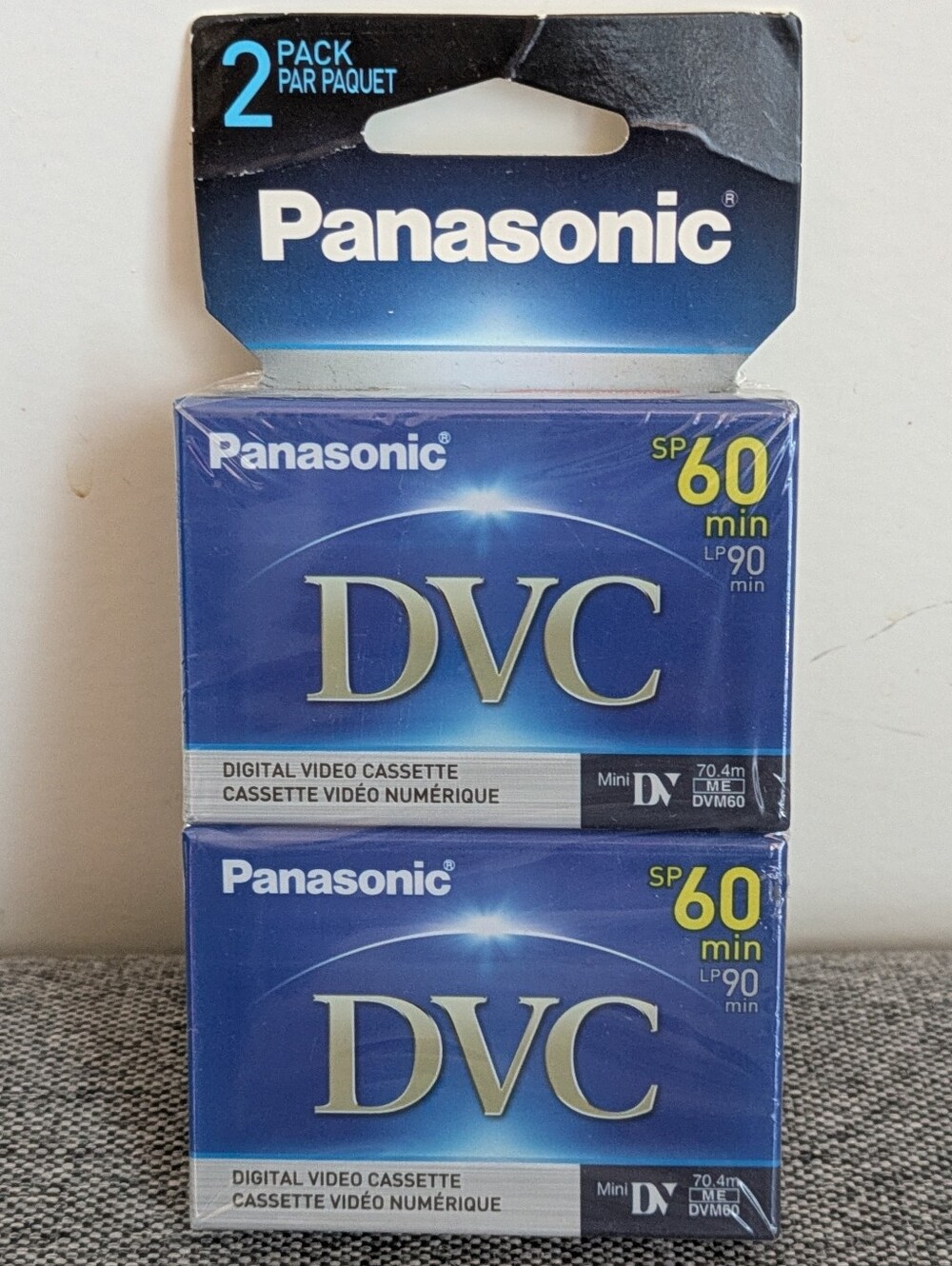 Panasonic DVC Digital Video Cassette 2-Pack 60 Minute